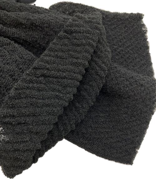 CFCL（シーエフシーエル）CFCL (シーエフシーエル) POTTERY ORNAMENT SHORT BELL SLEEVE FLARE DRESS ブラック サイズ:3の古着・服飾アイテム