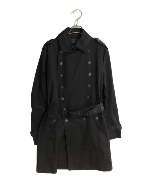 BURBERRY BLACK LABEL（バーバリーブラックレーベル）BURBERRY BLACK LABEL (バーバリーブラックレーベル) ナポレオンコート ブラック サイズ:Ｍの古着・服飾アイテム