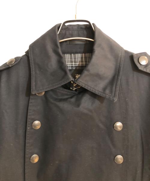 BURBERRY BLACK LABEL（バーバリーブラックレーベル）BURBERRY BLACK LABEL (バーバリーブラックレーベル) ナポレオンコート ブラック サイズ:Ｍの古着・服飾アイテム