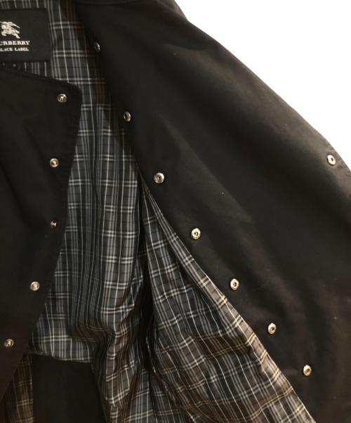 BURBERRY BLACK LABEL（バーバリーブラックレーベル）BURBERRY BLACK LABEL (バーバリーブラックレーベル) ナポレオンコート ブラック サイズ:Ｍの古着・服飾アイテム