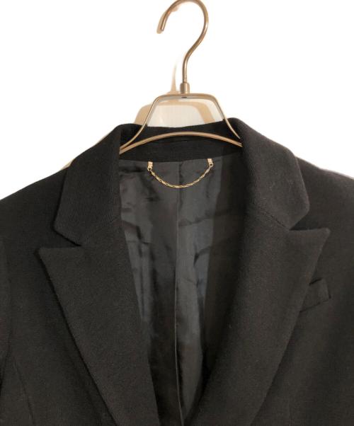 ginza maggy（ギンザマギー）ginza maggy (ギンザマギー) ウールポリ金ボタンダブルブレザー ブラック サイズ:38の古着・服飾アイテム
