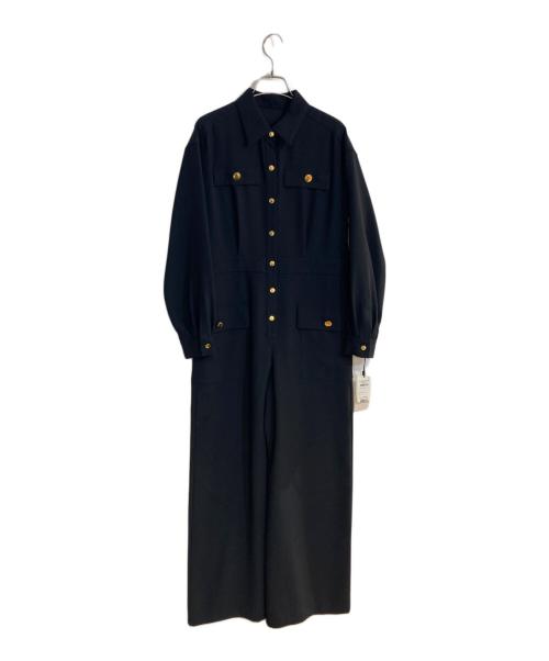 GRACE CLASS（グレースクラス）GRACE CLASS (グレースクラス) バックサテンオールインワン ブラック サイズ:36 未使用品の古着・服飾アイテム