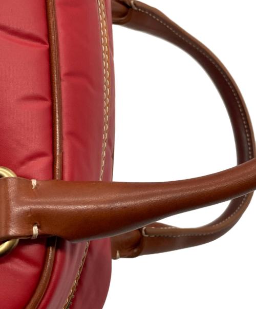 HUNTING WORLD（ハンティングワールド）HUNTING WORLD (ハンティングワールド) バチュークロスナイロンミニボストンバッグ レッドの古着・服飾アイテム