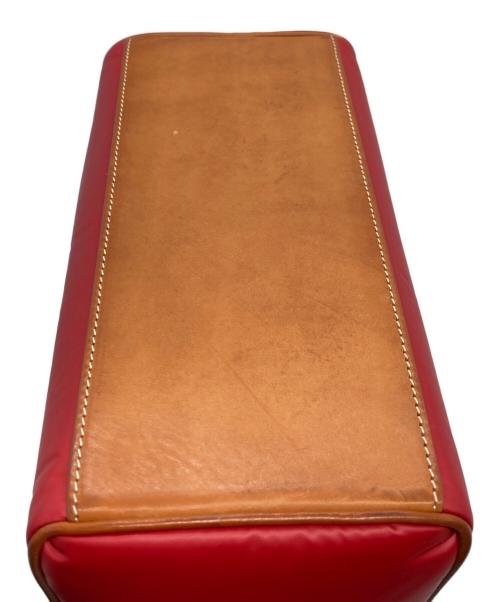 HUNTING WORLD（ハンティングワールド）HUNTING WORLD (ハンティングワールド) バチュークロスナイロンミニボストンバッグ レッドの古着・服飾アイテム