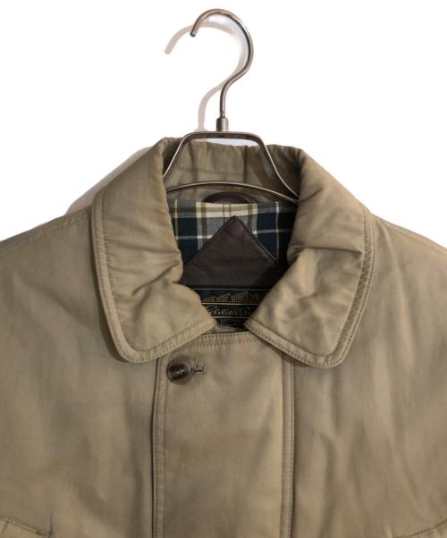 Eddie Bauer（エディーバウアー）Eddie Bauer (エディーバウアー) エルボーパッチグースダウンジャケット ブラウン サイズ:Sの古着・服飾アイテム