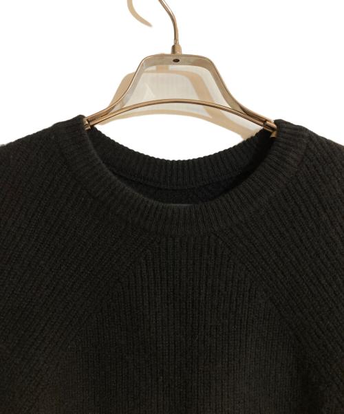 BATONER（バトナ―）BATONER (バトナ―) INNOCENT CASHMERE SIGNATURE CREW NECK ブラック サイズ:2の古着・服飾アイテム