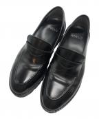 ADELOアデロ）の古着「コインローファー」｜ブラック