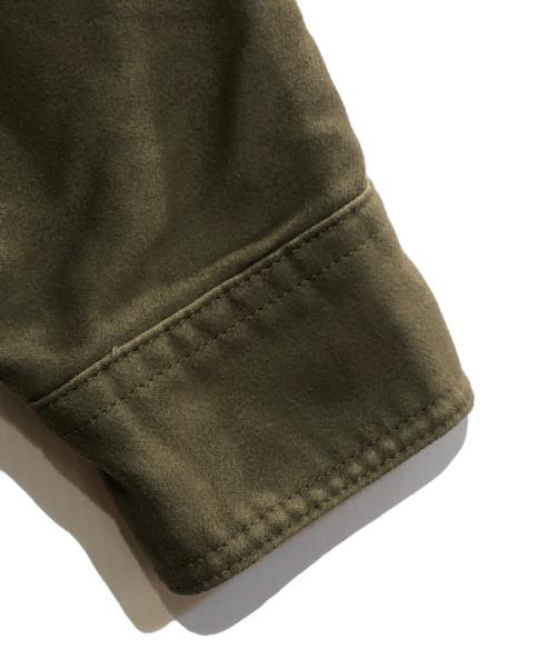 NIGEL CABOURN（ナイジェルケーボン）NIGEL CABOURN (ナイジェルケーボン) LYBRO SH02 BIG SHIRT MOLESKIN グリーン サイズ:50の古着・服飾アイテム