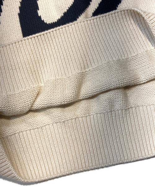 stussy（ステューシー）stussy (ステューシー) CURLY S SWEATER/カリーエスセーター アイボリー サイズ:Sの古着・服飾アイテム