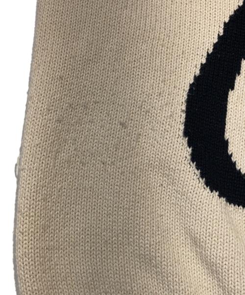 stussy（ステューシー）stussy (ステューシー) CURLY S SWEATER/カリーエスセーター アイボリー サイズ:Sの古着・服飾アイテム