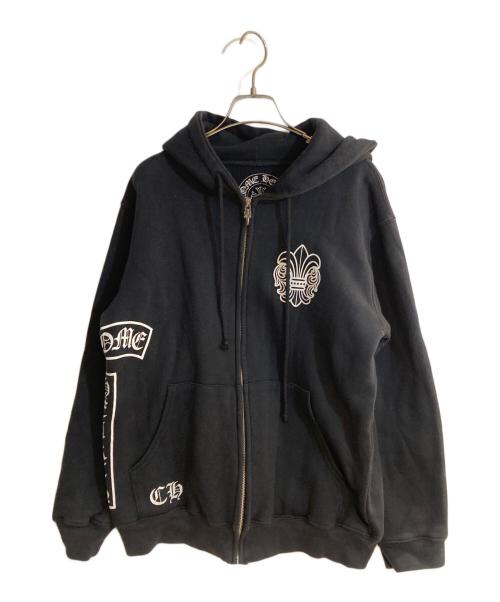 CHROME HEARTS（クロムハーツ）CHROME HEARTS (クロムハーツ) CHフレアプリントパーカー ブラック サイズ:Ｍの古着・服飾アイテム