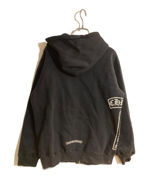 CHROME HEARTS（クロムハーツ）CHROME HEARTS (クロムハーツ) CHフレアプリントパーカー ブラック サイズ:Ｍの古着・服飾アイテム