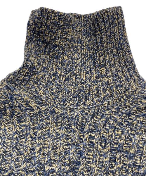 TOMORROW LAND tricot（トゥモローランド トリコ）TOMORROW LAND tricot (トゥモローランド トリコ) ウールカシミヤ メランジニット タートルネックプルオーバー ブラウン サイズ:Mの古着・服飾アイテム