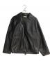 Schott（ショット）の古着「LAMB LEATHER JACKET」｜ブラック
