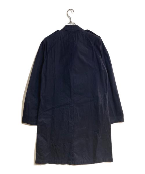 eYe COMME des GARCONS JUNYAWATANABE MAN（アイ コム デ ギャルソン ジュンヤ ワタナベ マン）eYe COMME des GARCONS JUNYAWATANABE MAN (アイ コム デ ギャルソン ジュンヤ ワタナベ マン) コットンギャバ製品染めステンカラーコート ネイビー サイズ:Mの古着・服飾アイテム