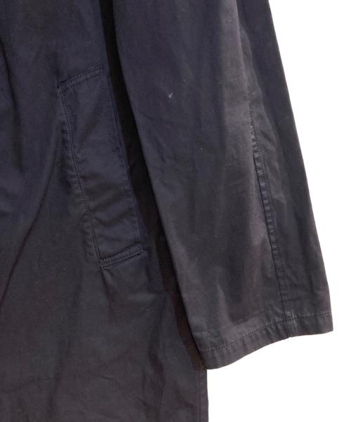 eYe COMME des GARCONS JUNYAWATANABE MAN（アイ コム デ ギャルソン ジュンヤ ワタナベ マン）eYe COMME des GARCONS JUNYAWATANABE MAN (アイ コム デ ギャルソン ジュンヤ ワタナベ マン) コットンギャバ製品染めステンカラーコート ネイビー サイズ:Mの古着・服飾アイテム