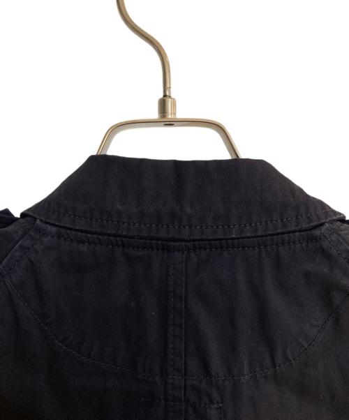 eYe COMME des GARCONS JUNYAWATANABE MAN（アイ コム デ ギャルソン ジュンヤ ワタナベ マン）eYe COMME des GARCONS JUNYAWATANABE MAN (アイ コム デ ギャルソン ジュンヤ ワタナベ マン) コットンギャバ製品染めステンカラーコート ネイビー サイズ:Mの古着・服飾アイテム