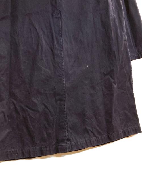 eYe COMME des GARCONS JUNYAWATANABE MAN（アイ コム デ ギャルソン ジュンヤ ワタナベ マン）eYe COMME des GARCONS JUNYAWATANABE MAN (アイ コム デ ギャルソン ジュンヤ ワタナベ マン) コットンギャバ製品染めステンカラーコート ネイビー サイズ:Mの古着・服飾アイテム