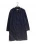 eYe COMME des GARCONS JUNYAWATANABE MAN（アイ コム デ ギャルソン ジュンヤ ワタナベ マン）の古着「コットンギャバ製品染めステンカラーコート」｜ネイビー
