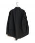 Y-3 (ワイスリー) Fake pocket Gimmick design Nylon fabric L/S shirt/フェイクポケットギミックデザインナイロンファブリックシャツ ブラック サイズ:S：13000円