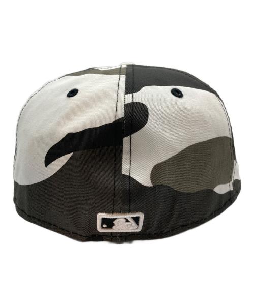 New Era（ニューエラ）New Era (ニューエラ) Supreme (シュプリーム) 25AW MLB Teams Box Logo New Era 59Fifty Cap グレー×ブラックの古着・服飾アイテム