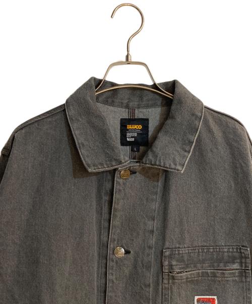 BLUCO WORK GARMENT（ブルコ ワーク ガーメント）BLUCO WORK GARMENT (ブルコ ワーク ガーメント) デニムジャケット グレー サイズ:Ｌの古着・服飾アイテム