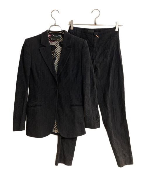 FENDI（フェンディ）FENDI (フェンディ) ズッカ柄セットアップスーツ ネイビー サイズ:38の古着・服飾アイテム