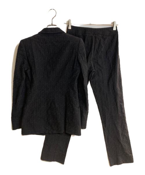FENDI（フェンディ）FENDI (フェンディ) ズッカ柄セットアップスーツ ネイビー サイズ:38の古着・服飾アイテム