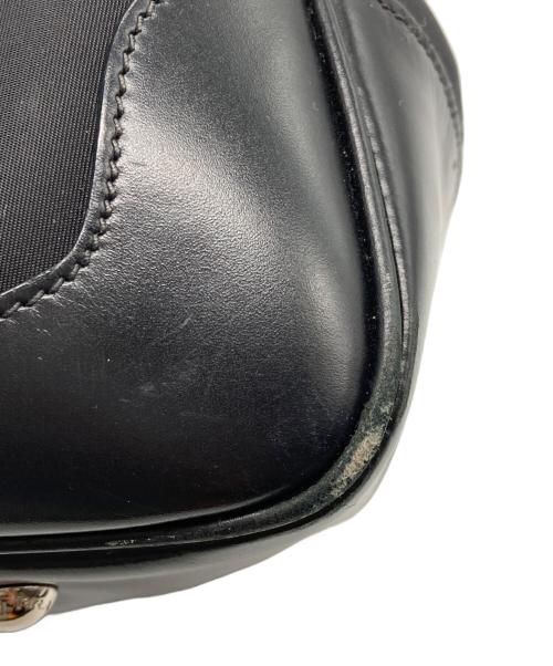 PRADA（プラダ）PRADA (プラダ) がま口ドクターズナイロンバッグ ブラックの古着・服飾アイテム