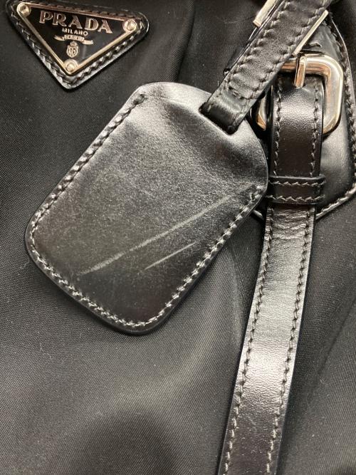 PRADA（プラダ）PRADA (プラダ) がま口ドクターズナイロンバッグ ブラックの古着・服飾アイテム