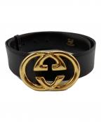 GUCCIグッチ）の古着「オールドGGロゴベルト」｜ブラウン