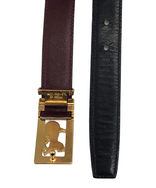 CELINE（セリーヌ）CELINE (セリーヌ) 馬車バックルベルト ブラックの古着・服飾アイテム