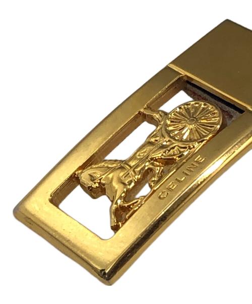 CELINE（セリーヌ）CELINE (セリーヌ) 馬車バックルベルト ブラックの古着・服飾アイテム