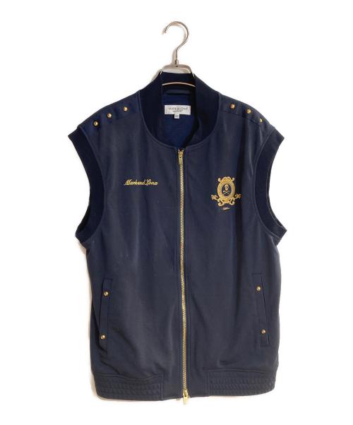 MARK&LONA（マークアンドロナ）MARK&LONA (マークアンドロナ) Prince Stud Zip Vest ネイビー サイズ:50の古着・服飾アイテム