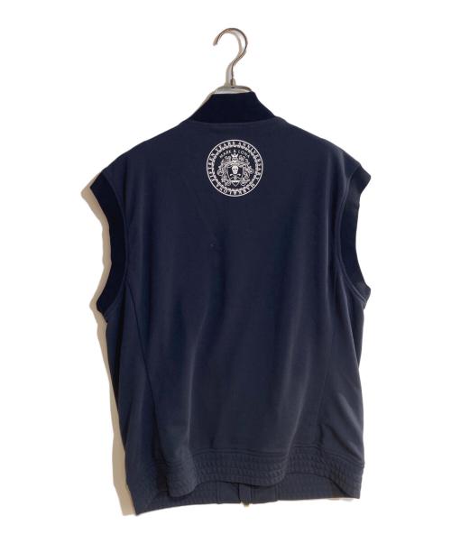 MARK&LONA（マークアンドロナ）MARK&LONA (マークアンドロナ) Prince Stud Zip Vest ネイビー サイズ:50の古着・服飾アイテム