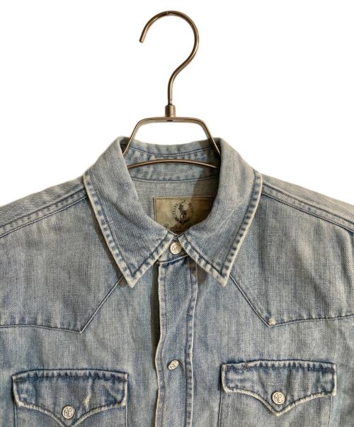 RALPH LAUREN（ラルフローレン）RALPH LAUREN (ラルフローレン) デニムウエスタンシャツ インディゴ サイズ:4の古着・服飾アイテム
