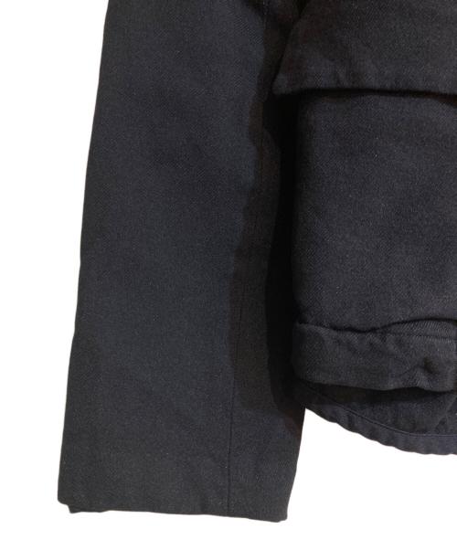 COMME des GARCONS COMME des GARCONS（コムデギャルソン コムデギャルソン）COMME des GARCONS COMME des GARCONS (コムデギャルソン コムデギャルソン) 丸襟ポリ縮絨ジャケット ネイビー サイズ:XSの古着・服飾アイテム