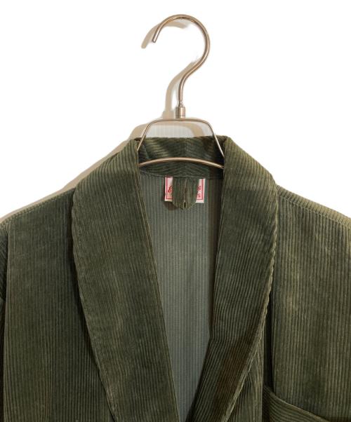 ETS chanterie（イーティーシャンテリー）ETS chanterie (イーティーシャンテリー) メディカルガウンコート グリーン サイズ:Sの古着・服飾アイテム