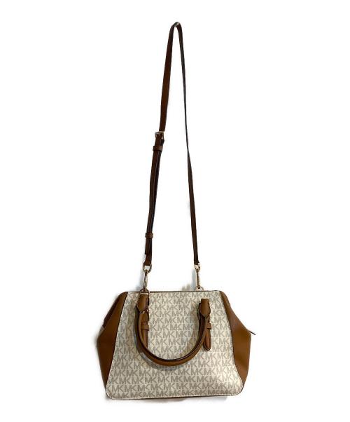 MICHAEL KORS（マイケル・コース）MICHAEL KORS (マイケル・コース) 2WAYショルダーバッグ ブラウンの古着・服飾アイテム