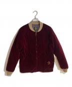 DRESS HIPPYドレスヒッピー）の古着「ODDダウンジャケットジャケット」｜バーガンディー