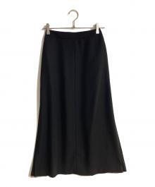 ADORE（アドーア）の古着「ドライタッチジョーゼットスカート」｜ブラック