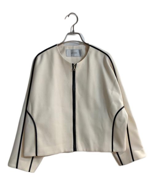 ADORE（アドーア）ADORE (アドーア) エアーダブルクロスジャケット ベージュ サイズ:38の古着・服飾アイテム