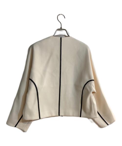 ADORE（アドーア）ADORE (アドーア) エアーダブルクロスジャケット ベージュ サイズ:38の古着・服飾アイテム