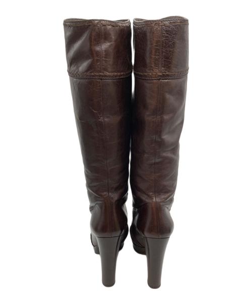 PRADA（プラダ）PRADA (プラダ) ロングブーツ ブラック サイズ:37の古着・服飾アイテム