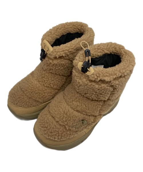 THE NORTH FACE（ザ ノース フェイス）THE NORTH FACE (ザ ノース フェイス) ヌプシ ブーティ ショート フリース ベージュ サイズ:25㎝の古着・服飾アイテム