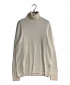 Drumohrドルモア）の古着「メリノエクストラファインウールタートルネックニット」｜アイボリー