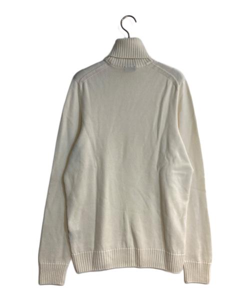 Drumohr（ドルモア）Drumohr (ドルモア) メリノエクストラファインウールタートルネックニット アイボリー サイズ:48の古着・服飾アイテム