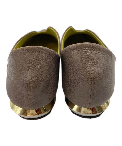 MANA（マナ）MANA (マナ) ふかふかバブーシュ ブラウン サイズ:35の古着・服飾アイテム