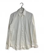 PRADAプラダ）の古着「コットンストレットドレスシャツ」｜ホワイト