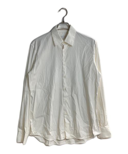 PRADA（プラダ）PRADA (プラダ) コットンストレットドレスシャツ ホワイト サイズ:40の古着・服飾アイテム